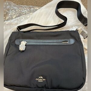 Coach Nylon Crossbody Bag - Black Color
